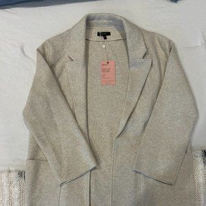 Quince Organic Cotton Knit Blazer Size M